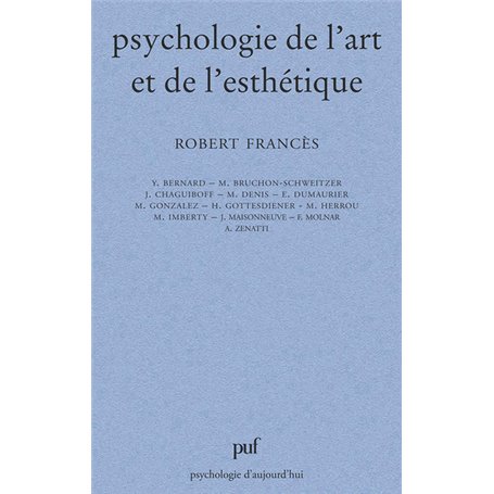 Psychologie de l'art et esthétique