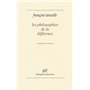 Les philosophies de la différence. Introduction critique