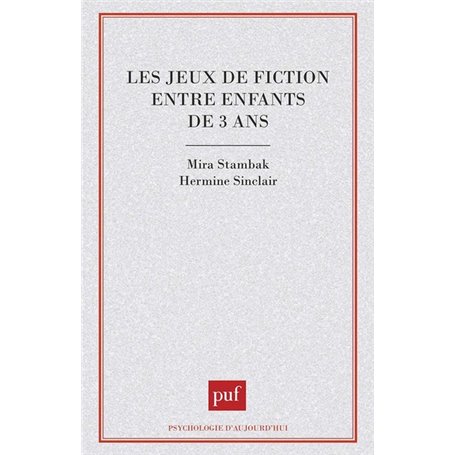 jeux de fiction entre enfants 3 ans
