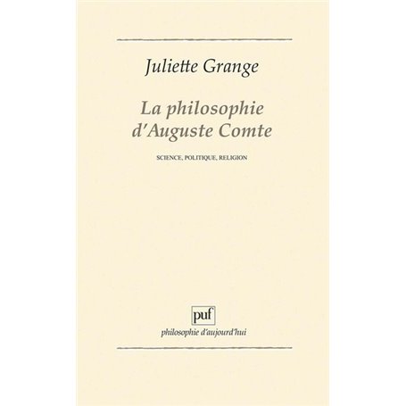 La philosophie d'Auguste Comte