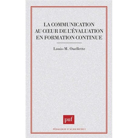 La communication au coeur de l'évaluation en formation continue