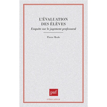 L'évaluation des élèves