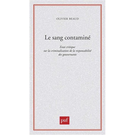 Le sang contaminé