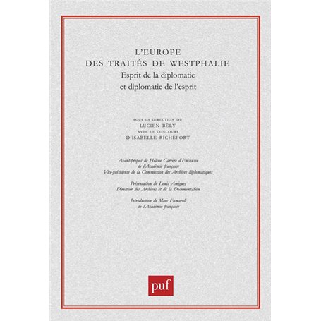 L'Europe des traités de Westphalie