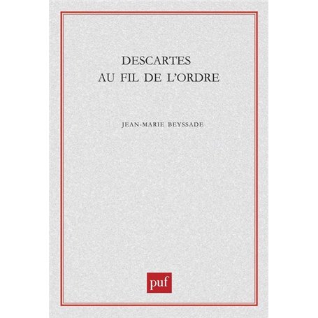 Descartes au fil de l'ordre