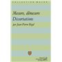 Mesure et démesure. Dissertations