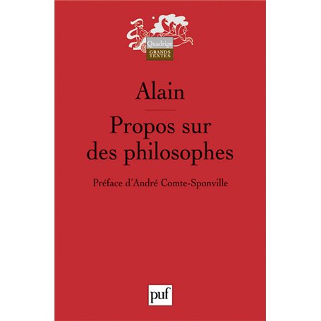 Propos sur des philosophes
