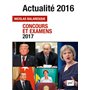 Actualité 2016 - Concours et examens 2017