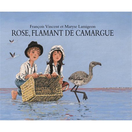 Rose, flamant de Camargue