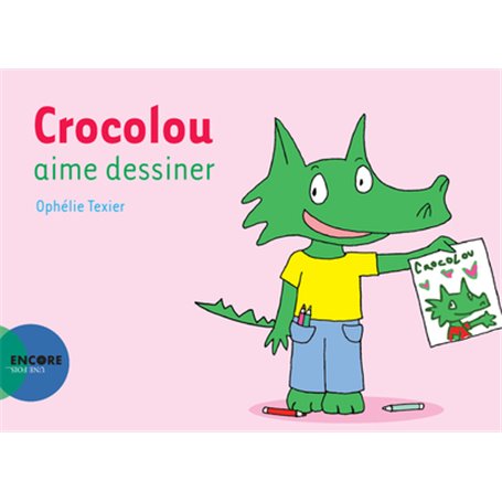 Crocolou aime dessiner