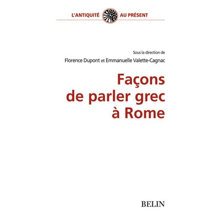 Façons de parler grec à  Rome