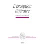 L'exception littéraire