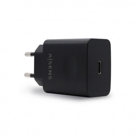 Chargeur Aisens Cargador USB-C PD 3.0 1 Puerto 1x USB-C 20 W, Negro USB-C Noir 20 W