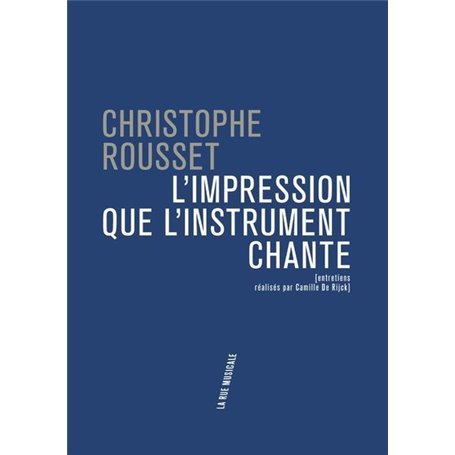 L'Impression que l'instrument chante