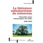 La littérature subsaharienne du renouveau