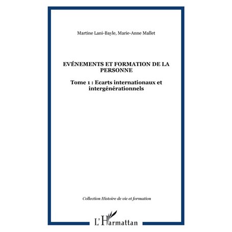 Evénements et formation de la personne