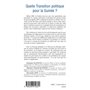 Quelle transition politique pour la Guinée ?