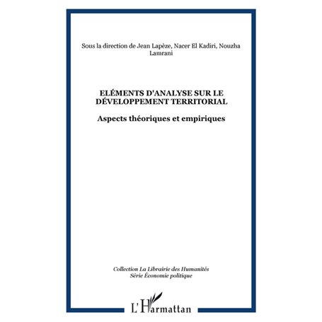 Eléments d'analyse sur le développement territorial