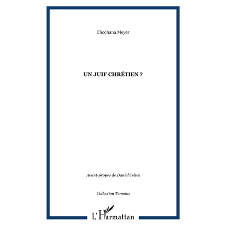 Un juif chrétien ?