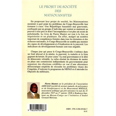 Le projet de société des Matsouanistes