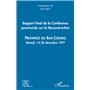 Rapport final de la Conférence provinciale sur la Reconstruction (Bas Congo)