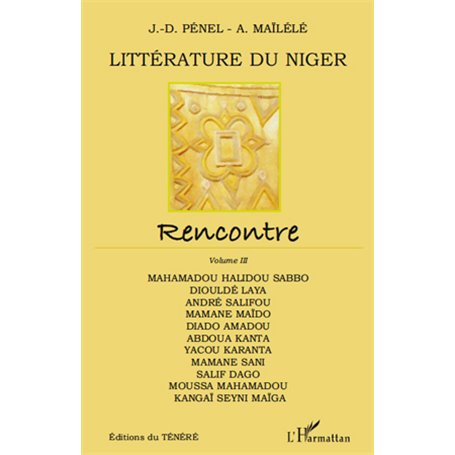 Littérature du Niger (Vol 3). Rencontre