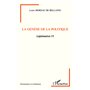 La genèse de la politique