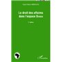 Le droit des affaires dans l'espace Ohada