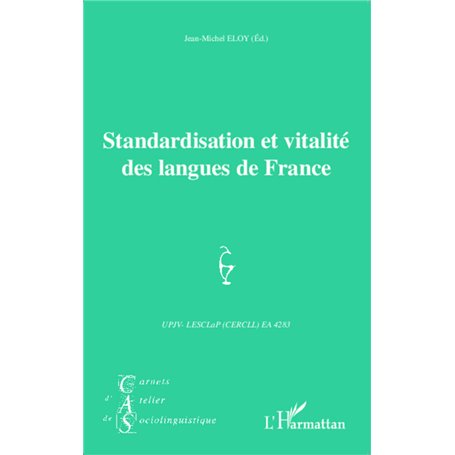 Standardisation et vitalité des langues de France