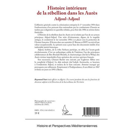 Histoire intérieure de la rébellion dans les Aurès