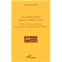 Le criticisme dans la pensée arabe