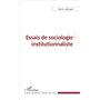 Essais de sociologie institutionnaliste