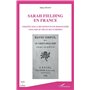 Sarah Fielding en France