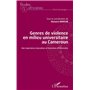 Genres de violence en milieu universitaire au Cameroun
