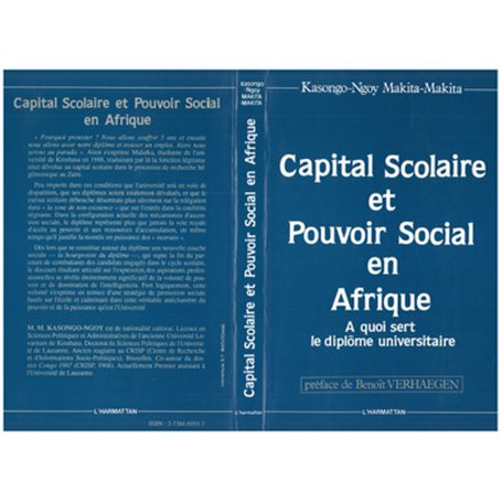 Capital scolaire et pouvoir social en Afrique