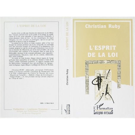 L'esprit de la loi