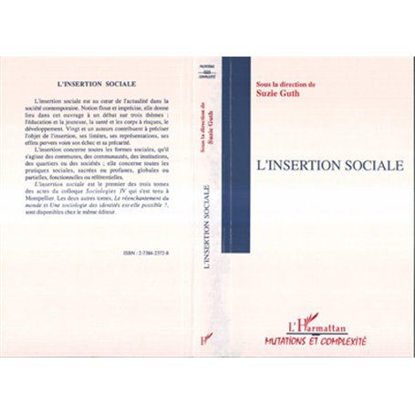 L'INSERTION SOCIALE