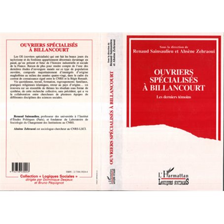 Ouvriers spécialisés à Billancourt