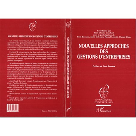 Nouvelles approches des gestions d'entreprises