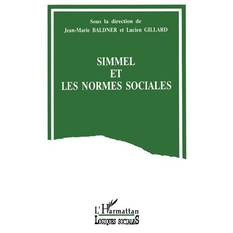 Simmel et les normes sociales