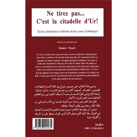 Ne tirez pas : C'est la citadelle d'Ur