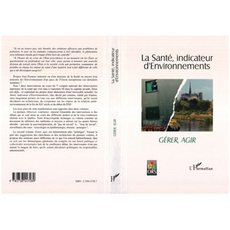 La santé, indicateur d'environnements