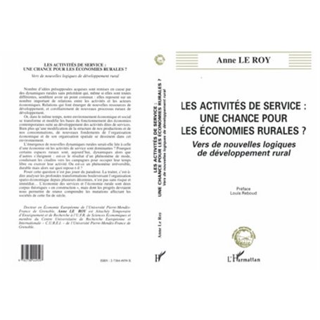 LES ACTIVITES DE SERVICE : UNE CHANCE POUR LES ECONOMIES RURALES ?