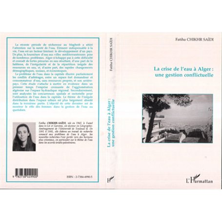 La crise de l'eau à Alger: une gestion conflictuelle