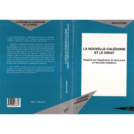 La Nouvelle-Caledonie et le Droit