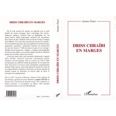 DRISS CHRAÏBI EN MARGES