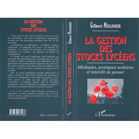 LA GESTION DES STOCKS LYCEENS