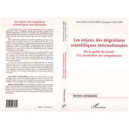 LES ENJEUX DES MIGRATIONS SCIENTIFIQUES INTERNATIONALES