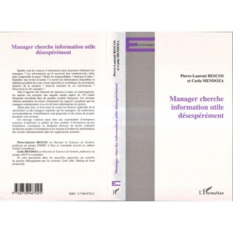 MANAGER CHERCHE INFORMATION UTILE DESESPEREMENT