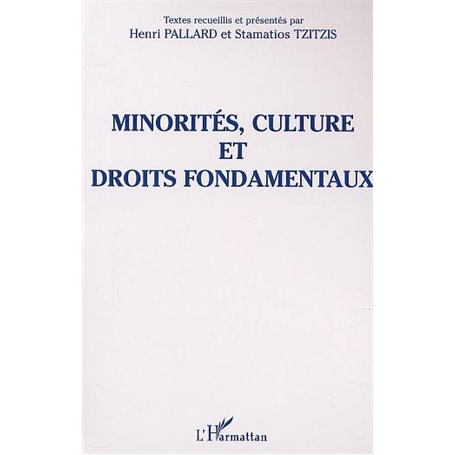 MINORITÉS, CULTURE ET DROITS FONDAMENTAUX